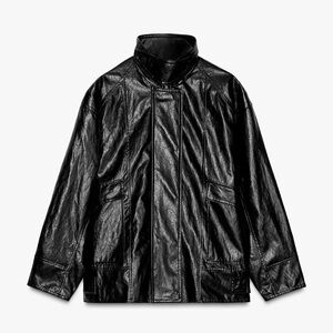Zara Black Leather Jacket
